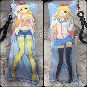 Handmade Anime Nisekoi False Love Chitoge Kirisaki Anxiety Relief Plush Keychain